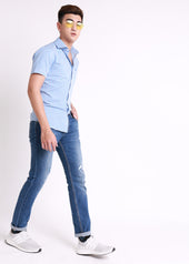 Áo sơ mi cộc tay caro