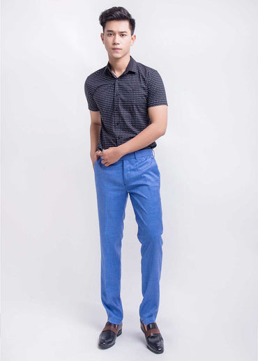 Áo sơ mi nam ngắn tay Biluxury 3SMCH03024 (đen)