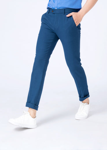 Quần âu nam Biluxury 3QAUH11024 (xanh nước biển)