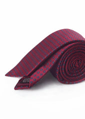 Carvat đỏ mận họa tiết hoa