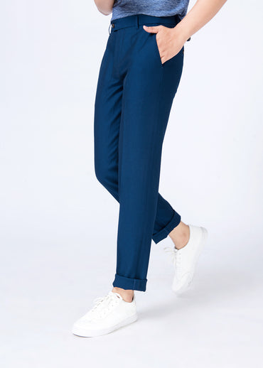 Quần âu nam Biluxury 3QAUB08026 (xanh tím than)