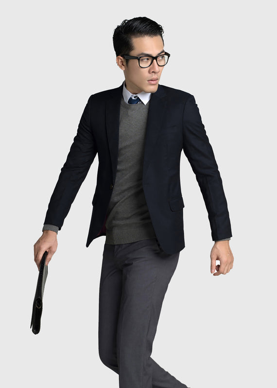 Vest đen basic