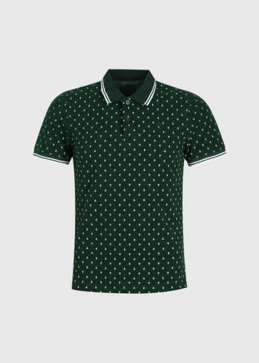 Áo phông polo họa tiết